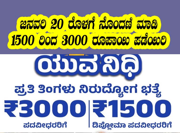 Yuvanidhi scheme Registration